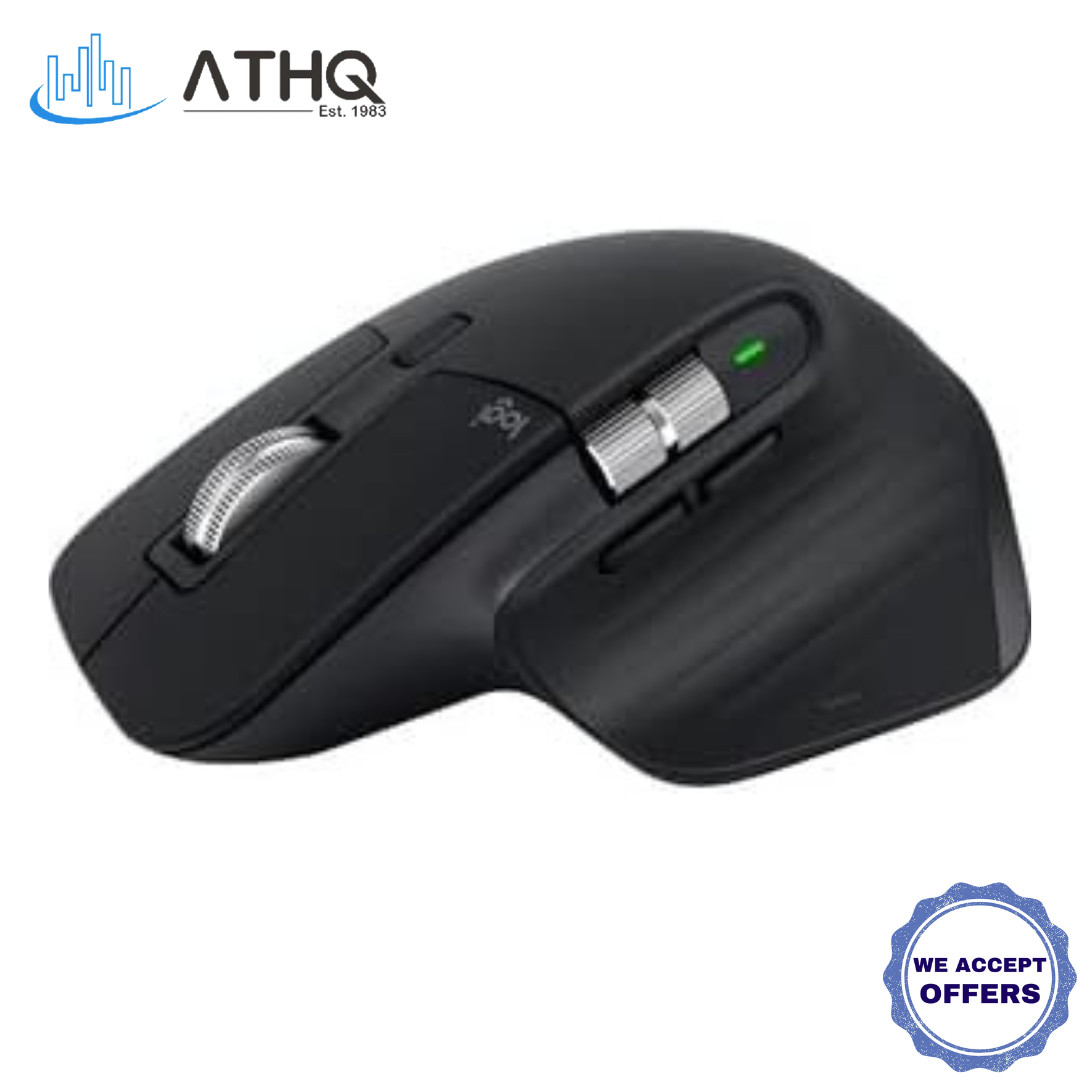 Logitech MX MASTER 3S Performance Ergonomic Optical Wireless Mouse 910-006556