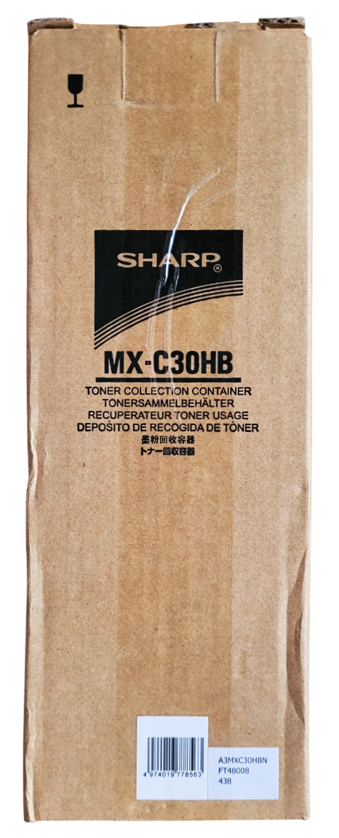 Sharp MX-C30HB MXC30HB Toner Collection Container New with Open Box