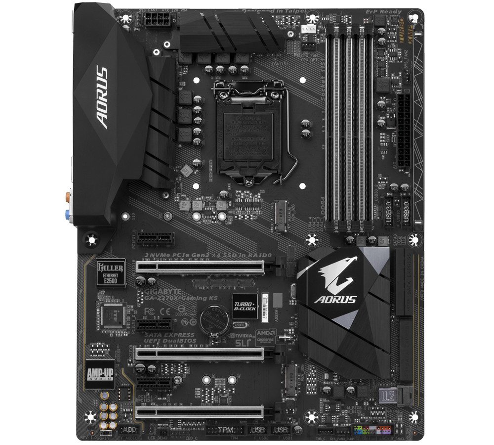 GIGABYTE AORUS Z270X-Gaming K5 Intel Z270 DDR4 LGA 1151 ATX Motherboard