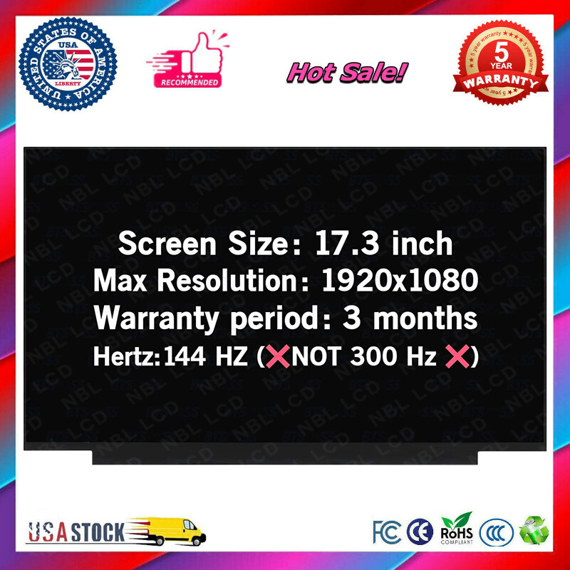 B173HAN04.0 B173HAN04.9 B173HAN04.4 N173HCE-G33 NV173FHM-N44 NonTouch Screen LCD