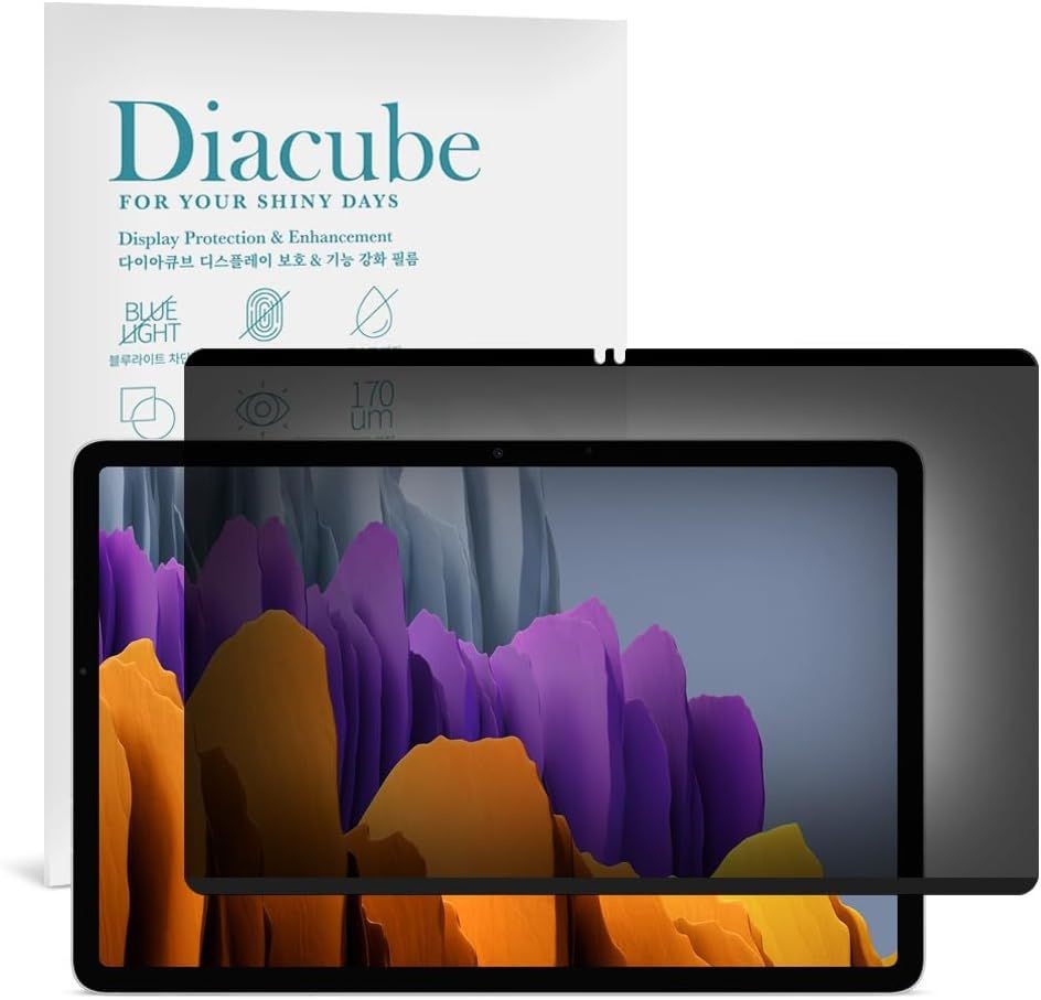 Magnetic 360° 4-Way Privacy Screen Protector for Samsung Galaxy Tab S10 Plus/S9