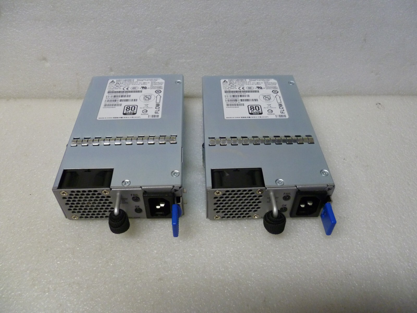 LOT OF 2 Cisco N2200-PAC-400W V05 400W AC Power Supply