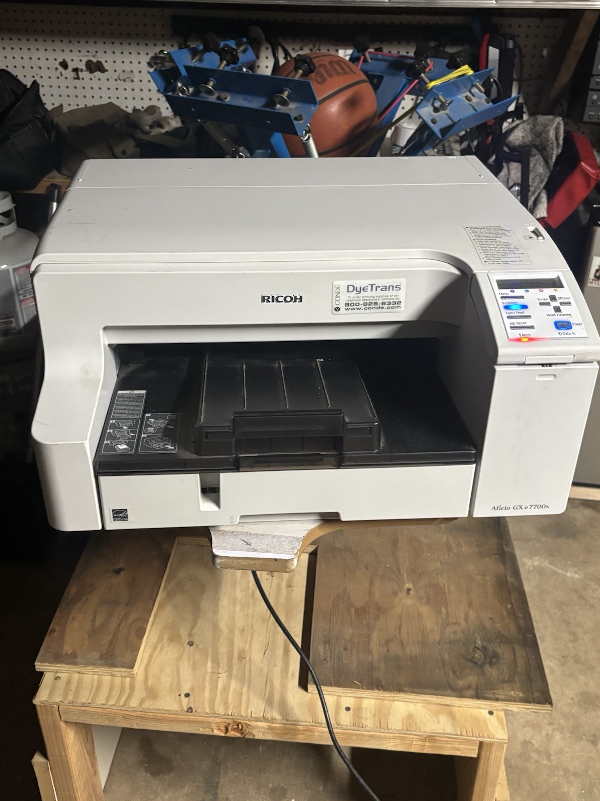 Ricoh Aficio GX e7700N Large Format Inkjet Color Printer GX e7700N Aficio