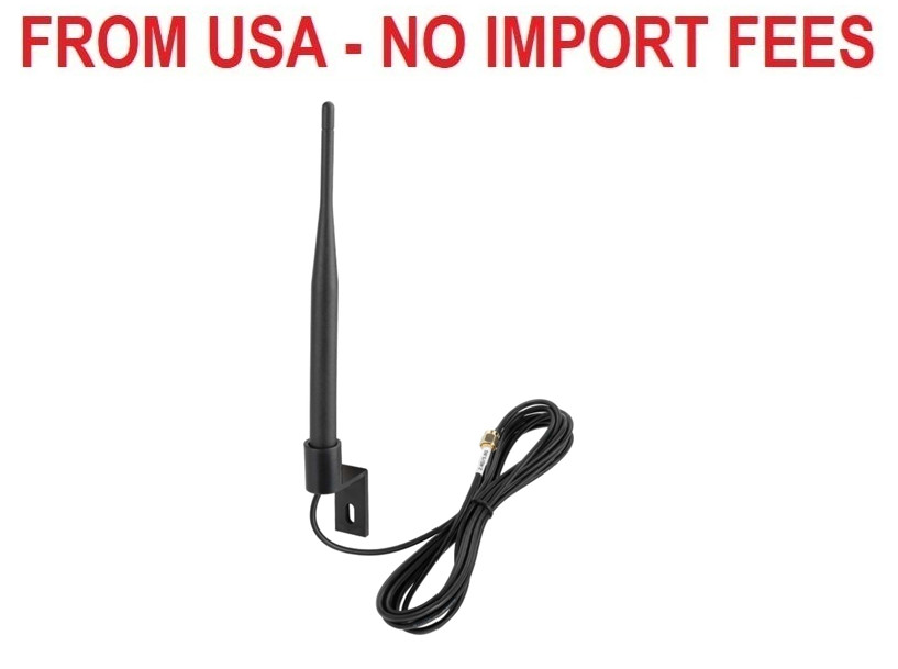 Eightwood Outdoor Dual Band WiFi Antenna, 2.4GHz 5GHz 5dbi RP-SMA Antenna | for 