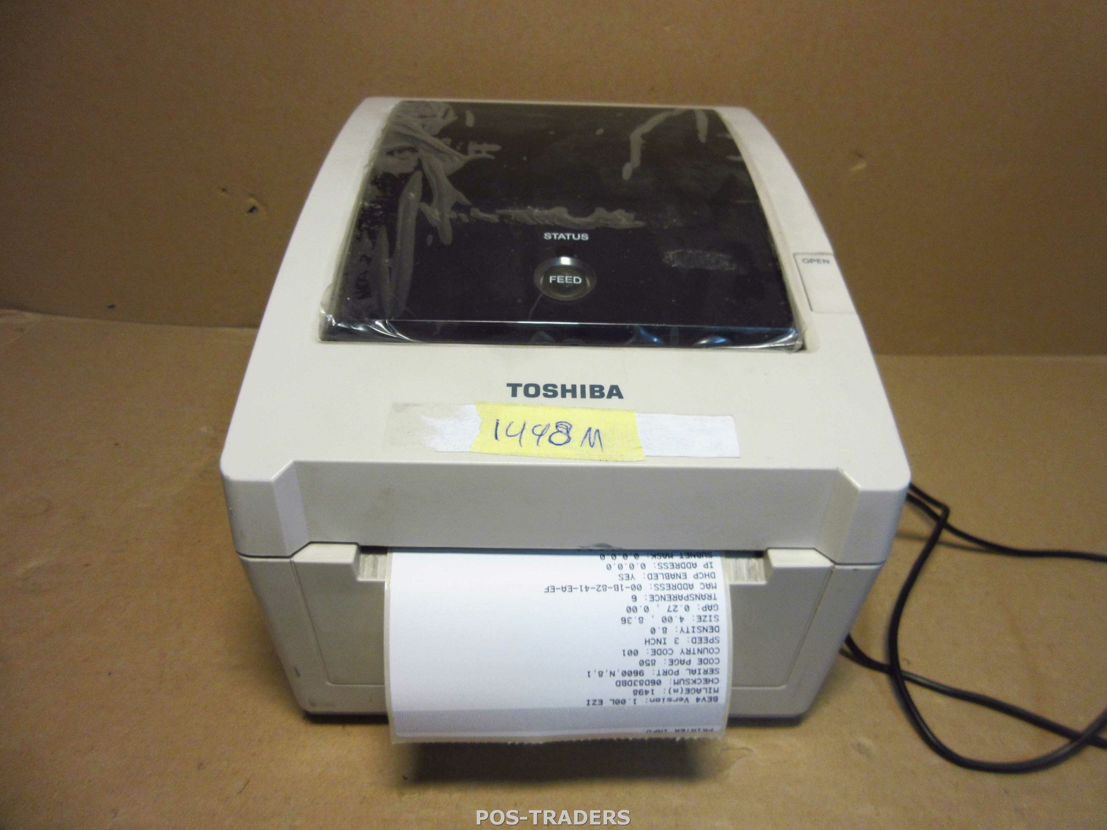 Toshiba B-EV4D Thermal Label Printer LAN 104mm B-EV4D-GS14-QM-R - 1498 METERS
