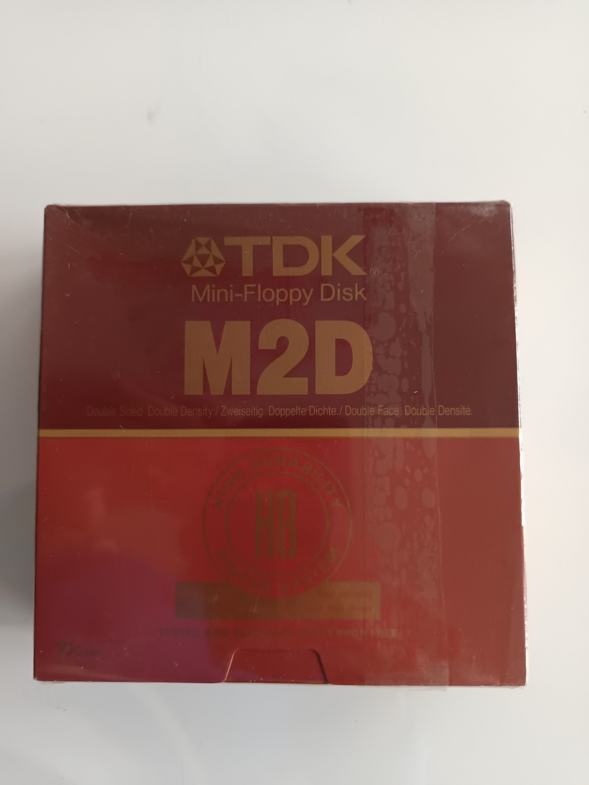 TDK "MINI"-FLOPPY DISK 5,25" M2D SUPER HR (10 PIECES) #NEW PRODUCT