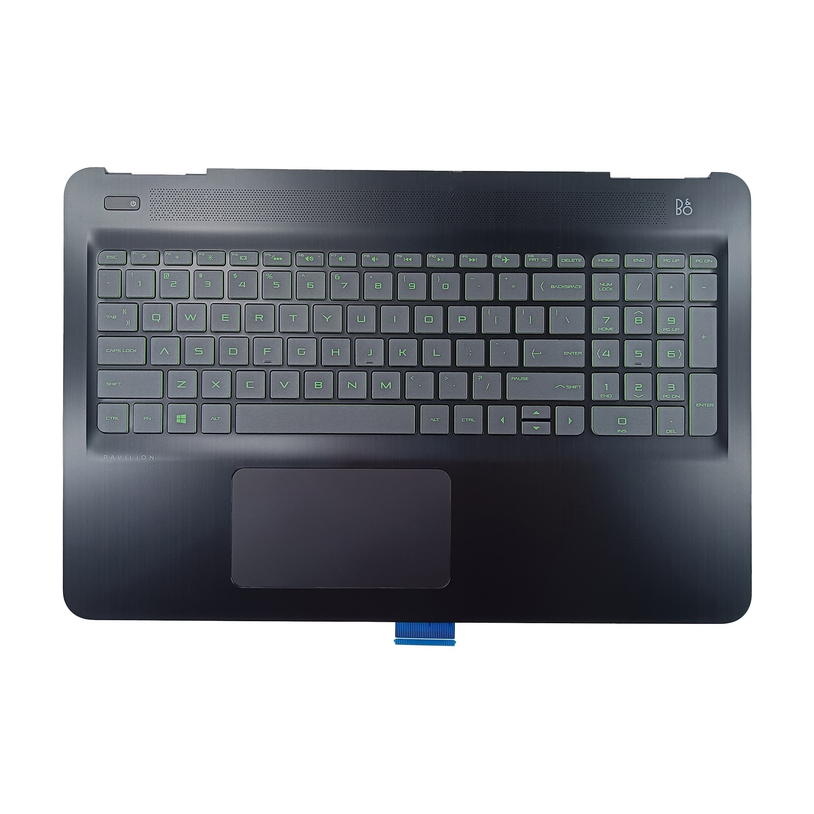 For HP Pavilion 15-BC 15-DP Laptop Palmrest Backlit Keyboard Touchpad L22938-001