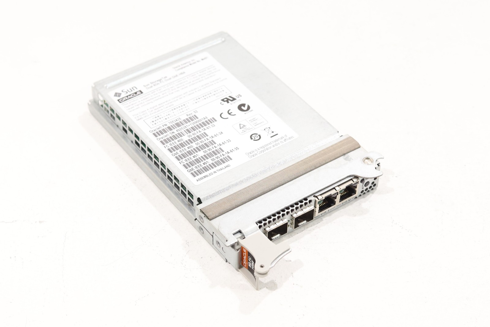 Oracle Sun StorageTek Dual-Port 8Gbe SFP PCIe Host Bus Adapter P/N: 7053435