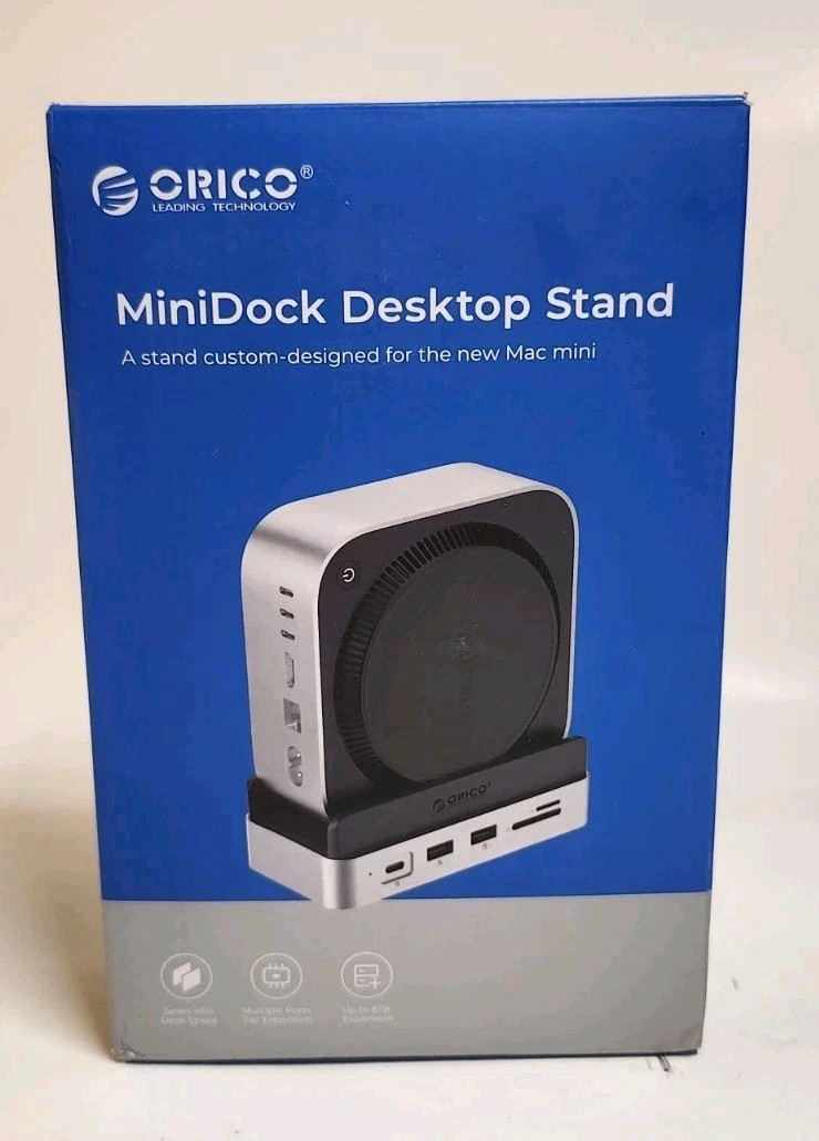 ORICO MiniDock Storage Expansion Dock (1TB) for Mac Mini M4&M4 Pro Stand USB3.2