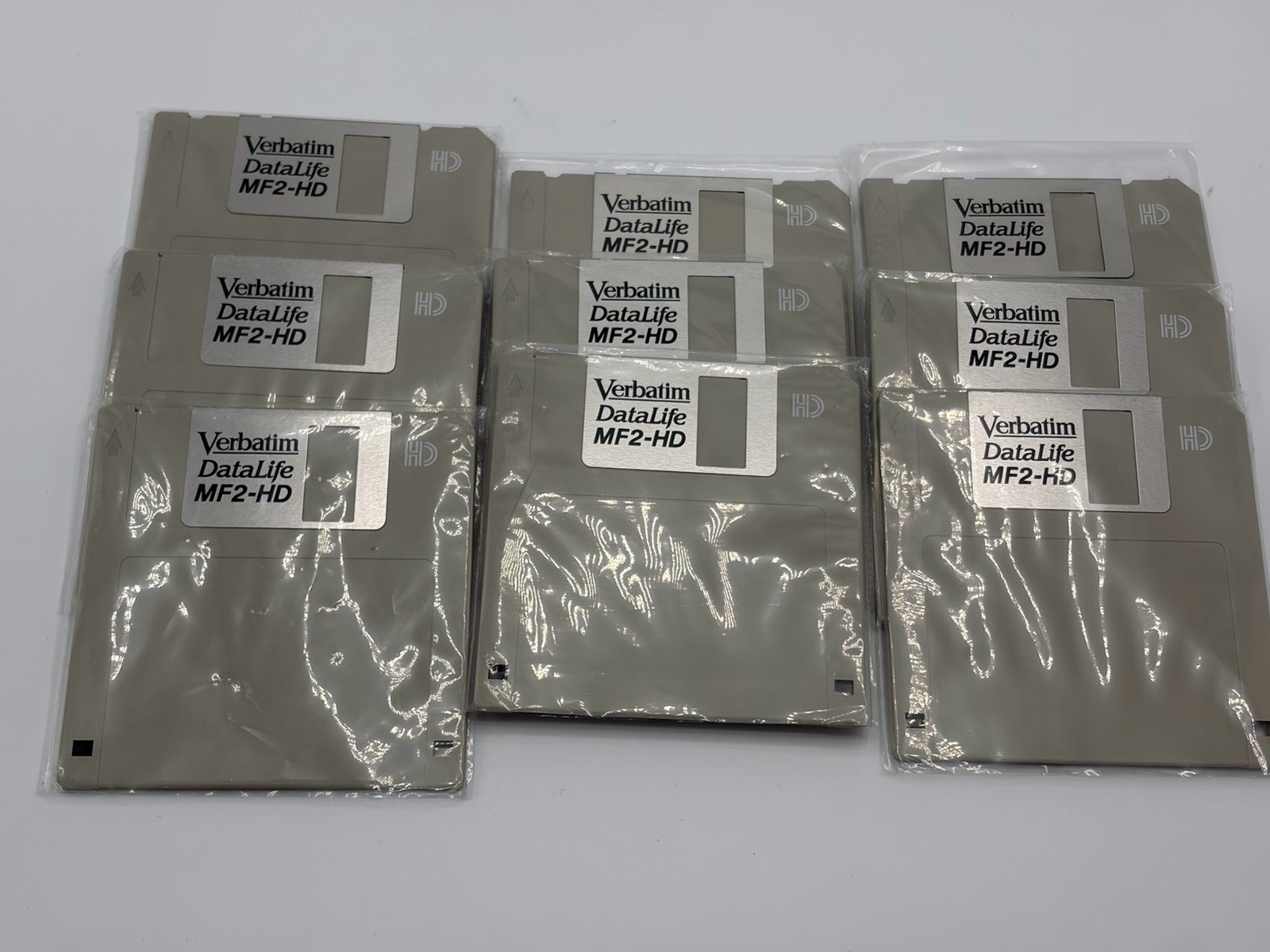 9 Verbatim DataLife High Density 3.5" Microdisks MF2-HD New Sealed Floppy Disks