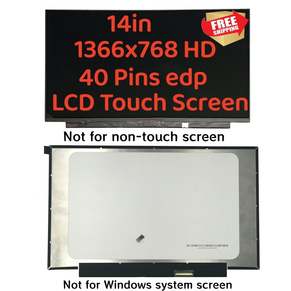 NT140WHM-T02 V8.0 For HP Chromebook 14A-NA 14T-NA HD LCD Touch Screen L91594-001