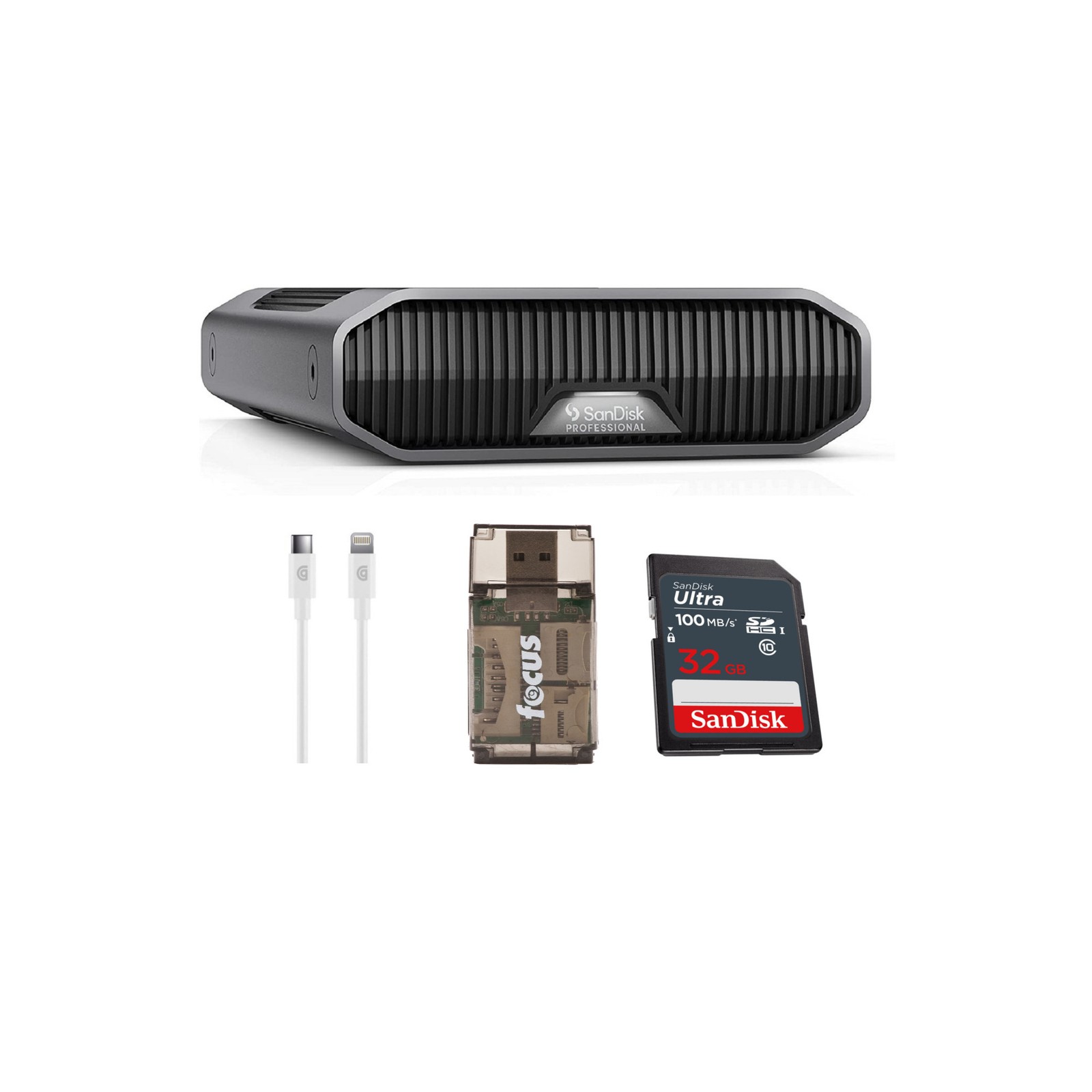 SanDisk Professional 6TB G DRIVE Desktop Hard Drive with Memory Card Reader