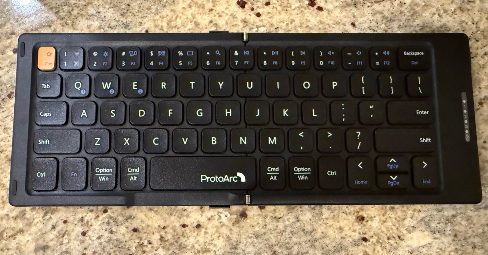 ProtoArc Foldable Compact Keyboard, XK04 Portable Bluetooth Keyboard NEW OPENBOX