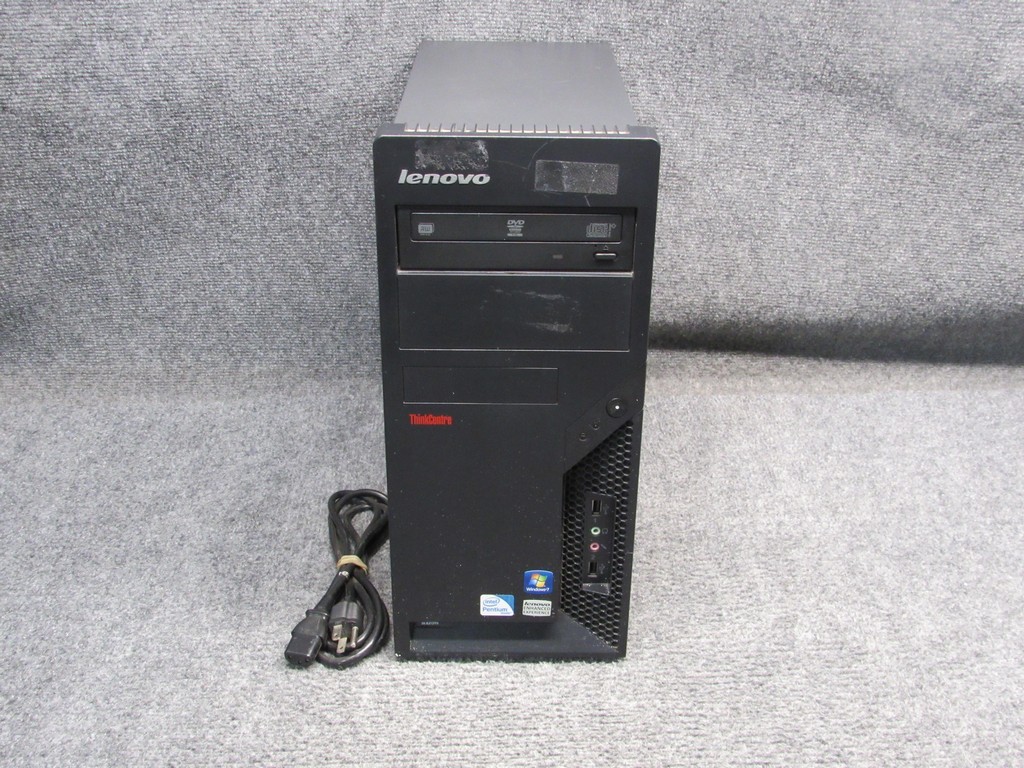 Lenovo ThinkCentre M58 PC Tower Intel Pentium Dual-Core 3.06GHz 8GB RAM 500GB HD