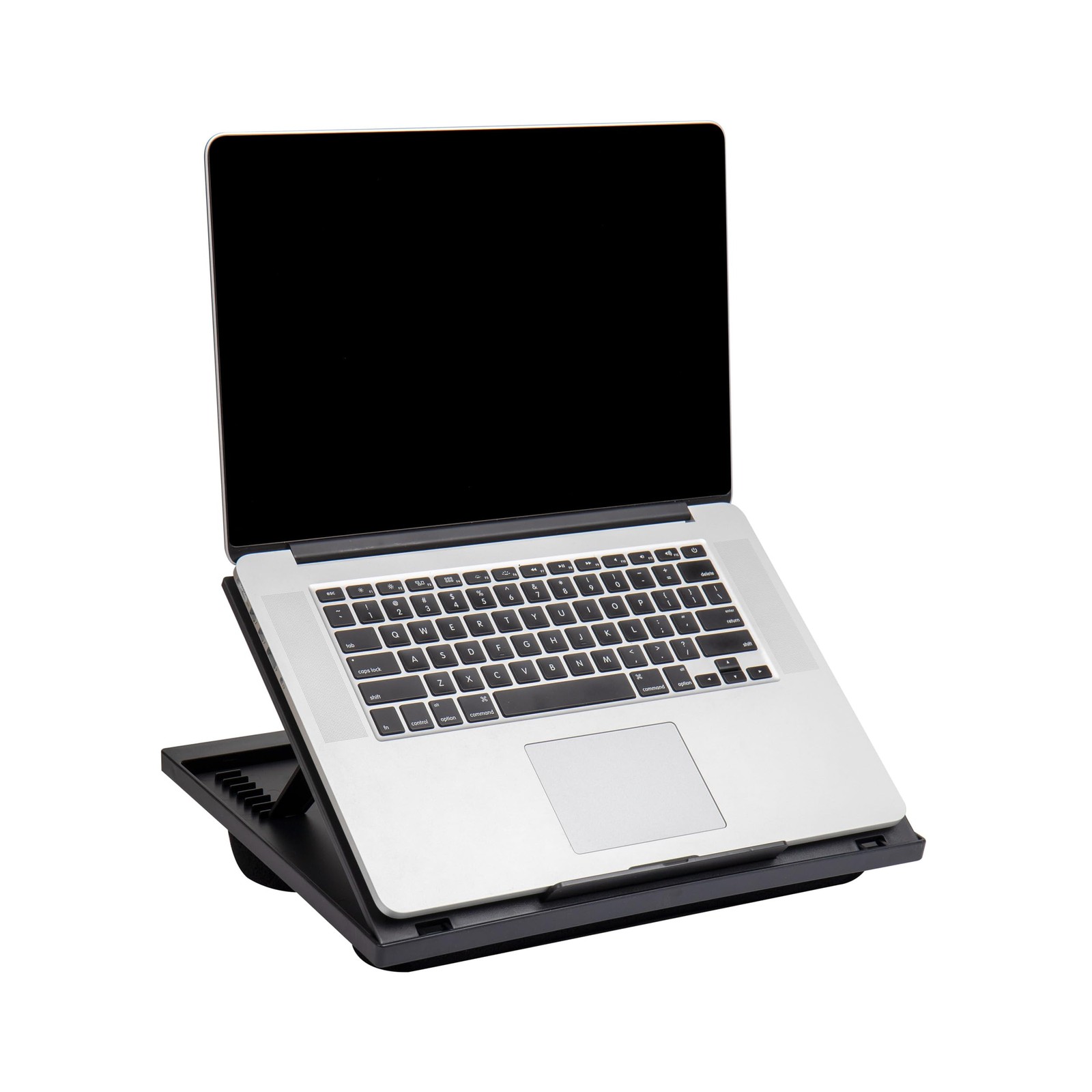 Lap Desk Laptop Stand, Bed Tray, Collapsible, Cushion, Portable, Dorm, Plasti...