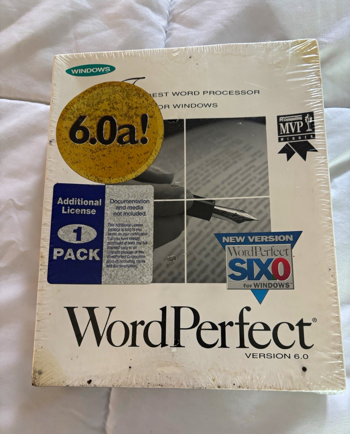WordPerfect 6.0 for Windows 3.1 English 5.25" Floppy 1-Device License