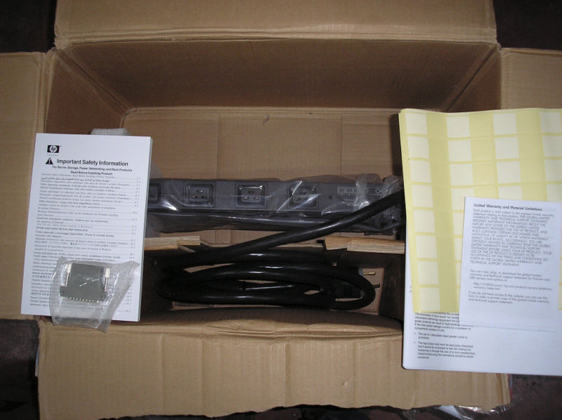 HP 252634-001 MODULAR POWER DISTRIBUTION UNIT KIT NEW