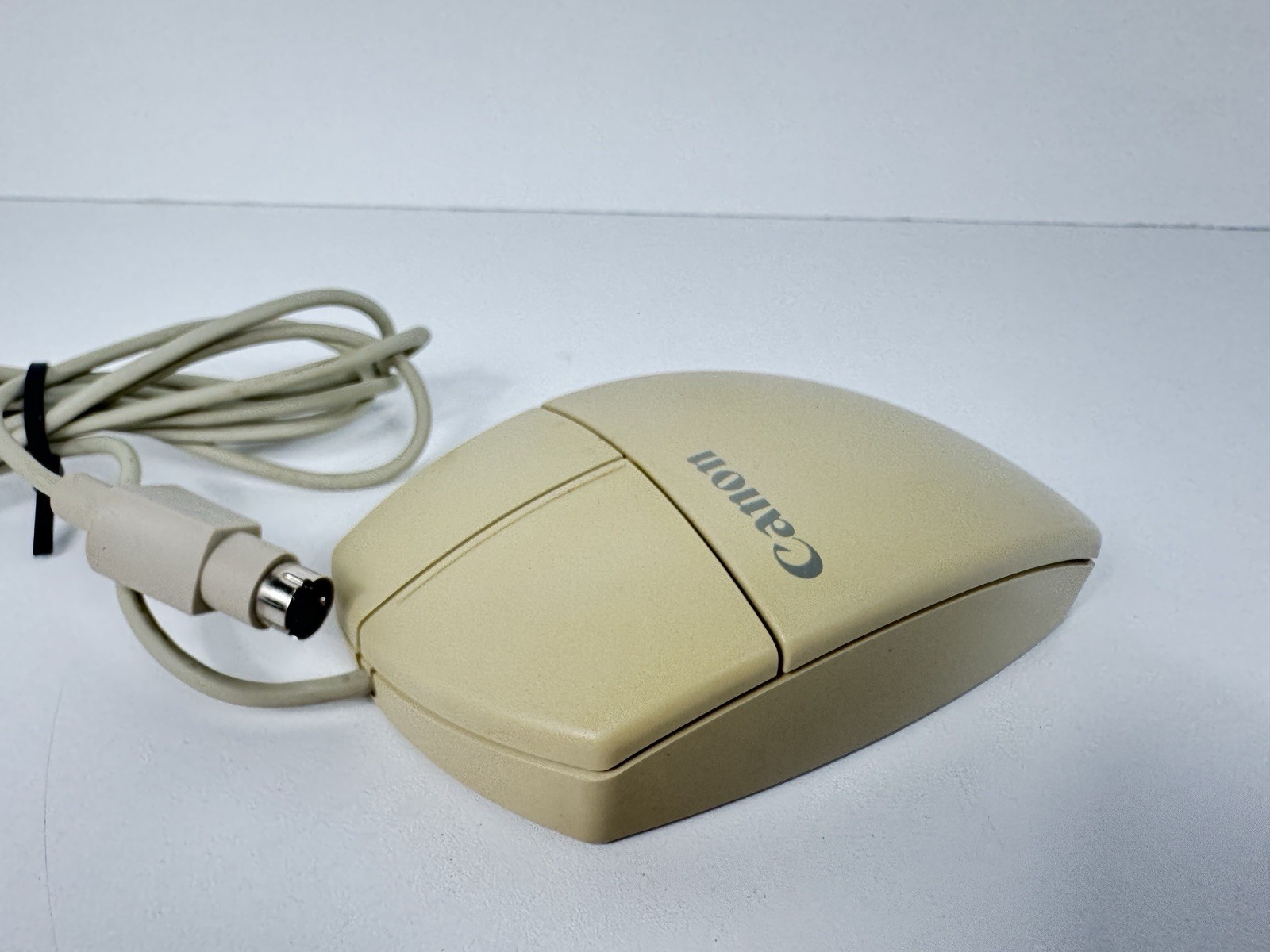 RARE Canon GYIAGR0P01 PS/2 Mechanical Ball Mouse Made in USA Vintage OEM