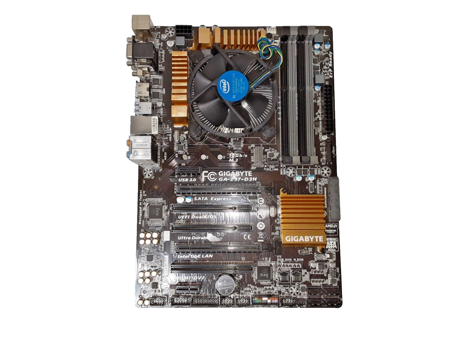Gigabyte GA-Z97-D3H Intel Core i7-4790 3.60GHz Motherboard CPU Combo - TESTED