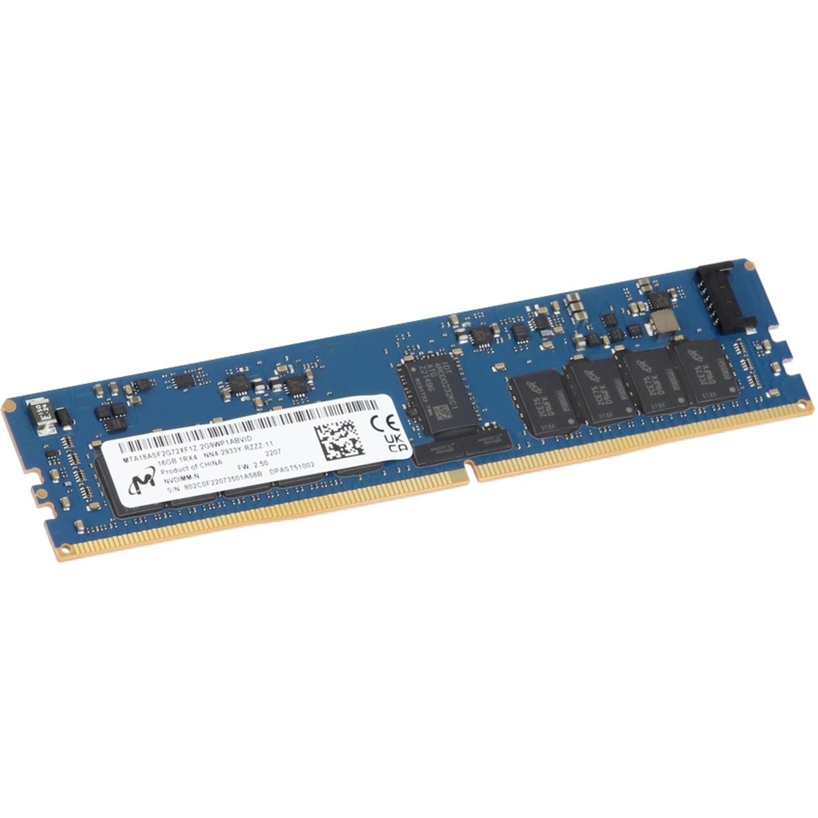 MTA18ASF2G72XF1Z-2G9WP1AB Micron 16GB DDR4 NVDIMM 1Rx4 2933MT/s
