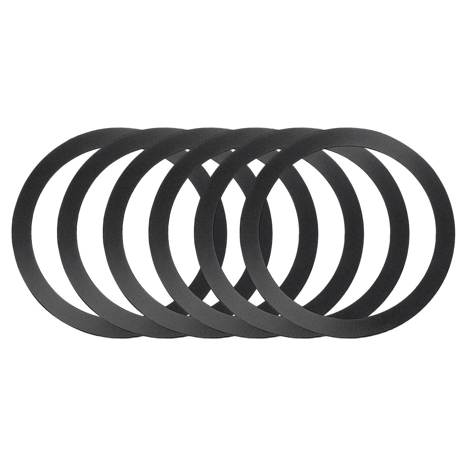 6Pcs Magnetic Adapter Ring, Magnetic Wireless Charger Conversion Kit, Black