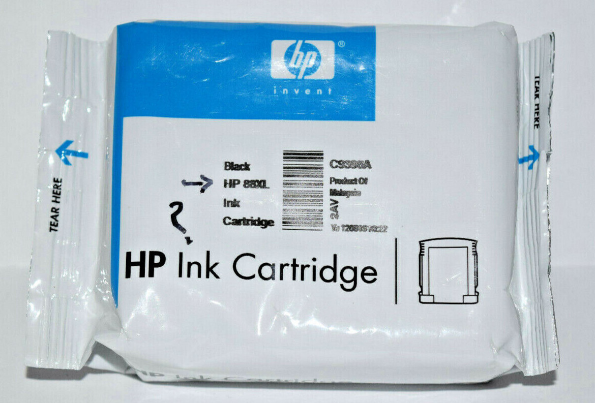 HP 88XL OEM High Capacity Black Ink Cartridge C9396A OfficeJet New No Box