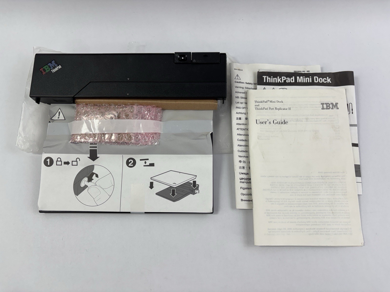 IBM ThinkPad Mini Dock Type 2878 62P4551 FRU 13R0291 Docking Station Open Box