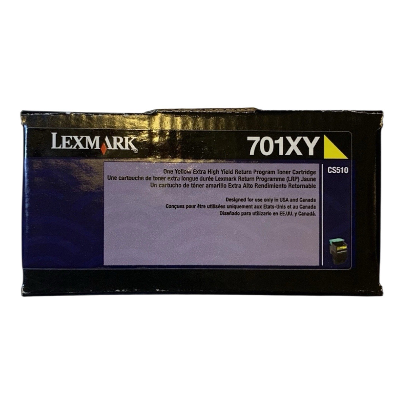 New Lexmark 70C1XY0 Yellow Extra High Yield Toner Cartridge CS510