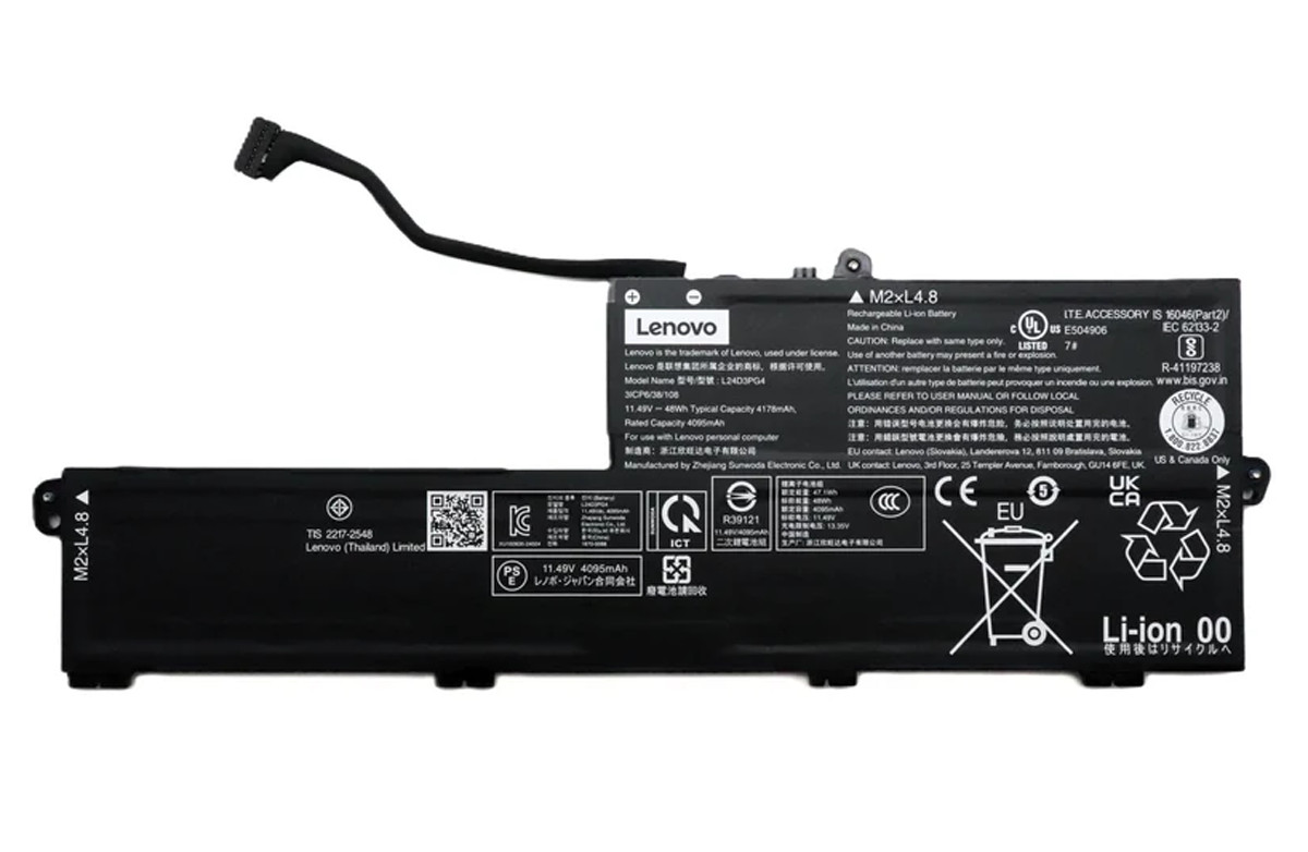 Genuine Battery L25D3PE0 L25D3PE8 For Lenovo ThinkPad E14 7th 8th E16 Gen3rd 4th