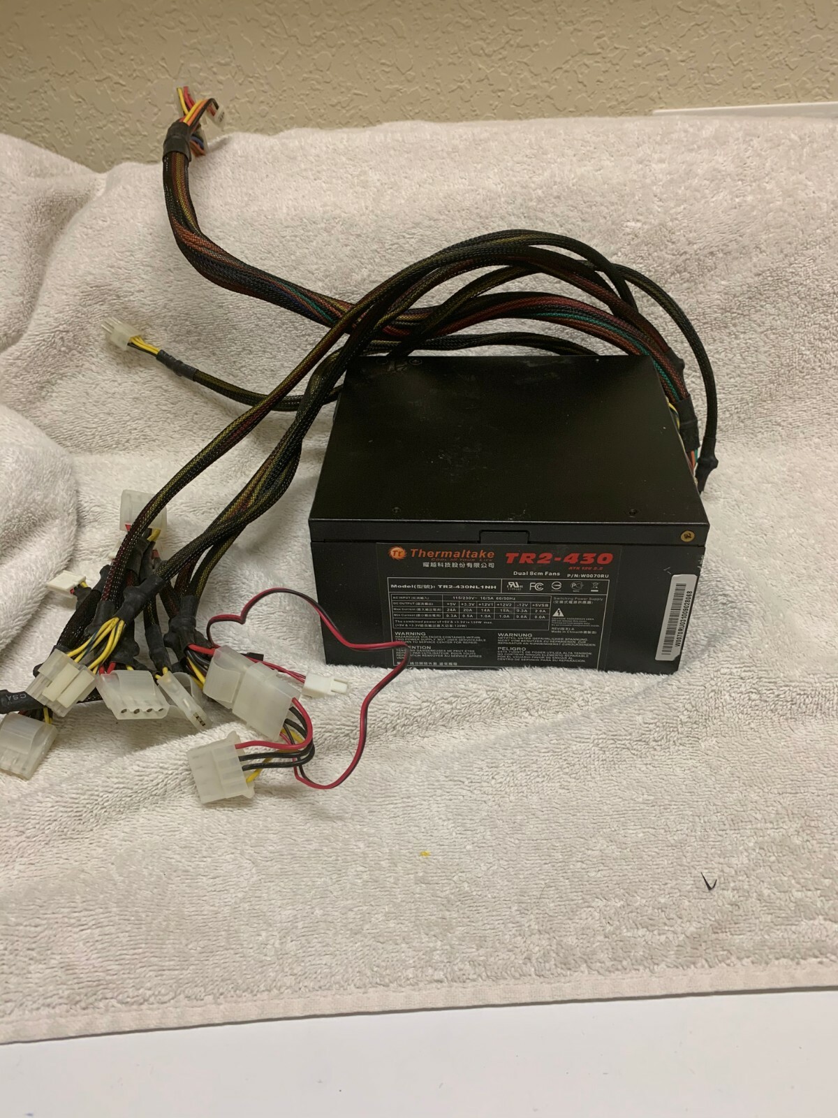 Thermaltake TR2-430NL1NH W0070RU ATX 12V Dual 8cm Fans Power Supply
