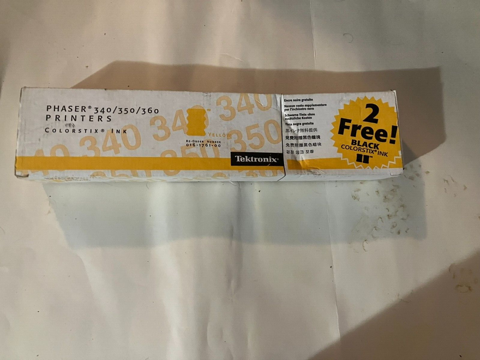 Tektronik 016-1761-00 Phaser 340 350 360 ColorStix Yellow