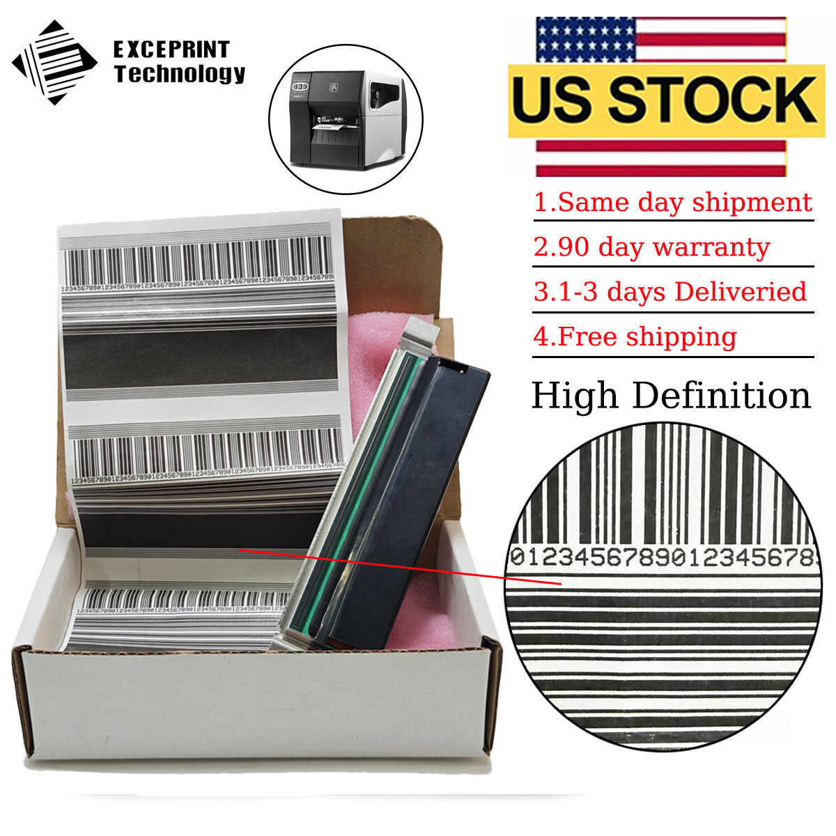 ✅ Printhead for Zebra ZT210 ZT220 ZT230 300dpi Printer P1037974-011 USA STOCK ✅