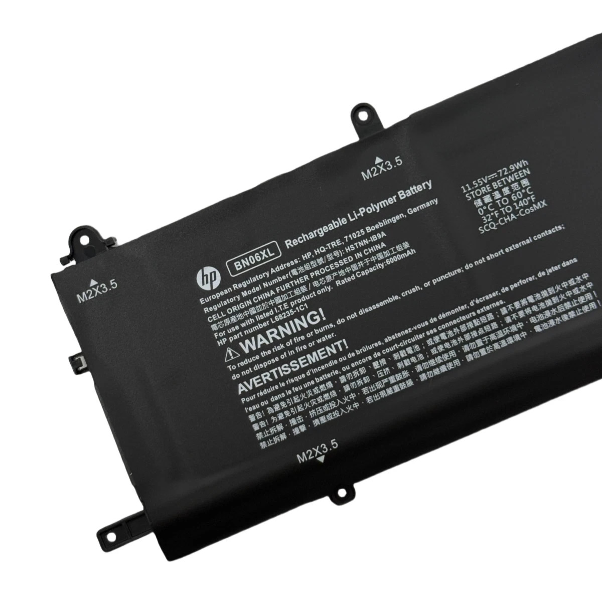 Genuine 11.55V 72.9Wh BN06XL Battery For HP Spectre X360 15‑EB 15T‑EB L68235‑1C1
