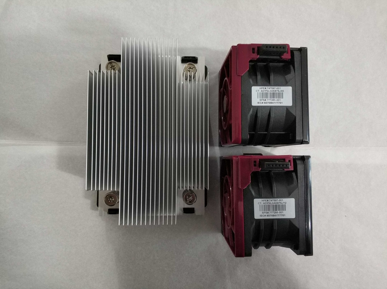 HP DL380 DL388 G9/Gen9 V3 V4 CPU heatsink fan kit,777290-001,fan 747597-001