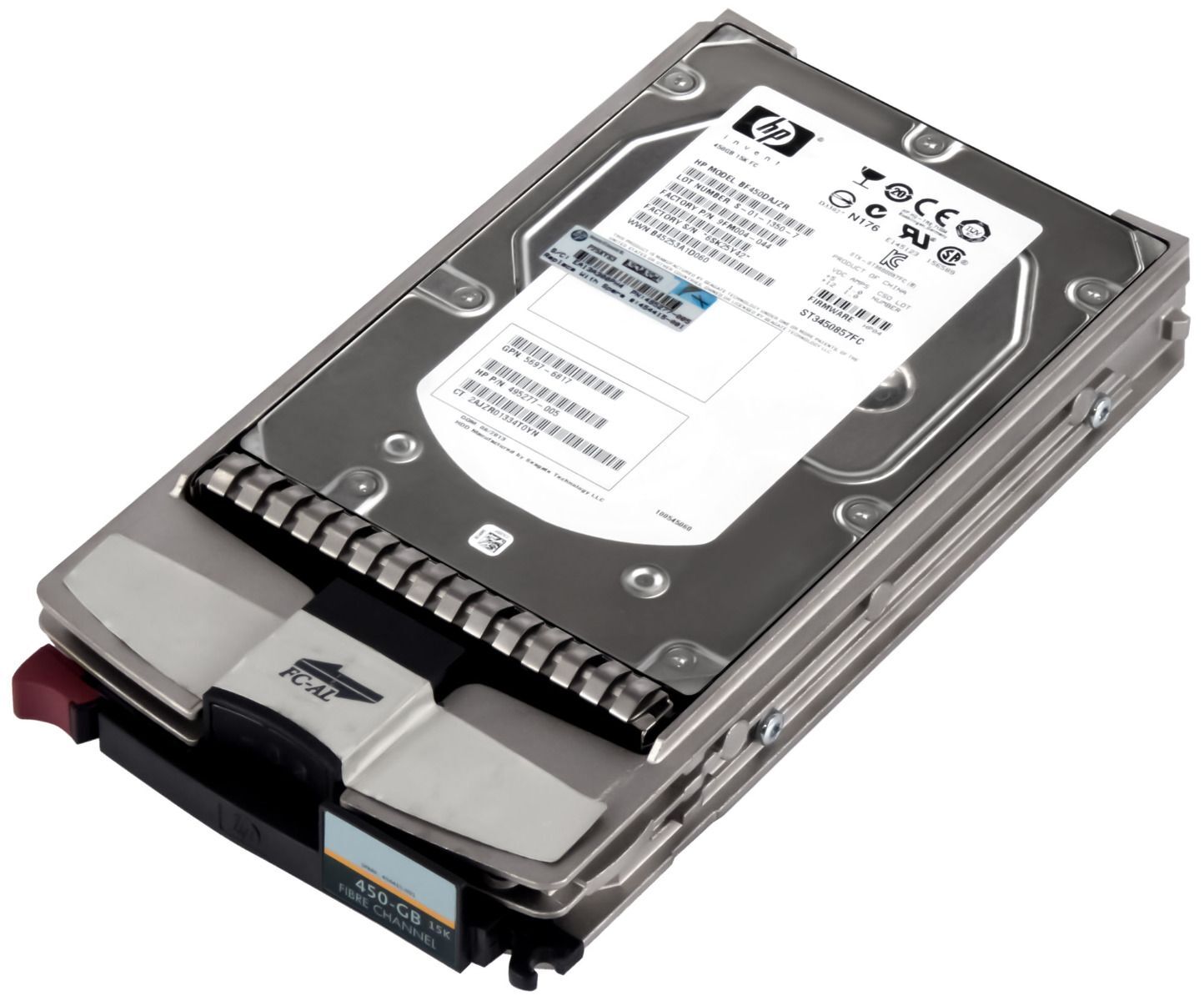 HARD DRIVE HP 495277-005 BF450DAJZR 450GB 15K 16MB FC 3.5''
