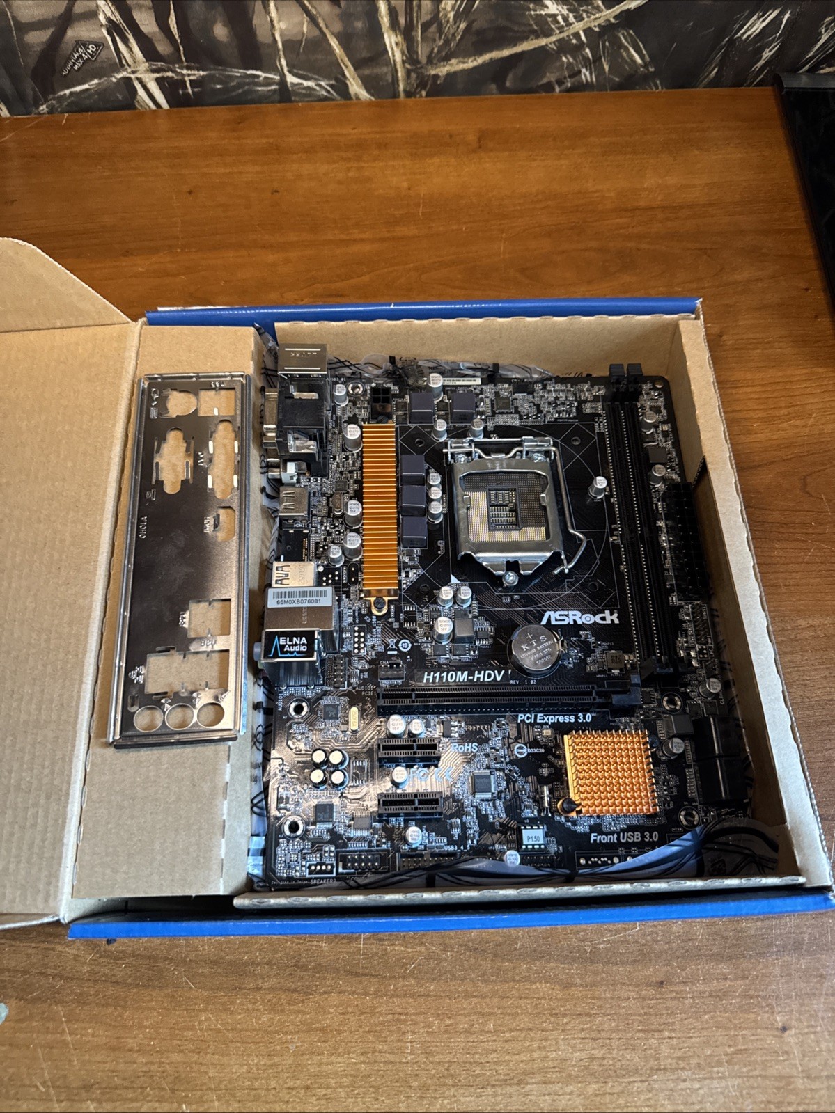 ASRock H110M-HDV Motherboard For Pc Untested Condition