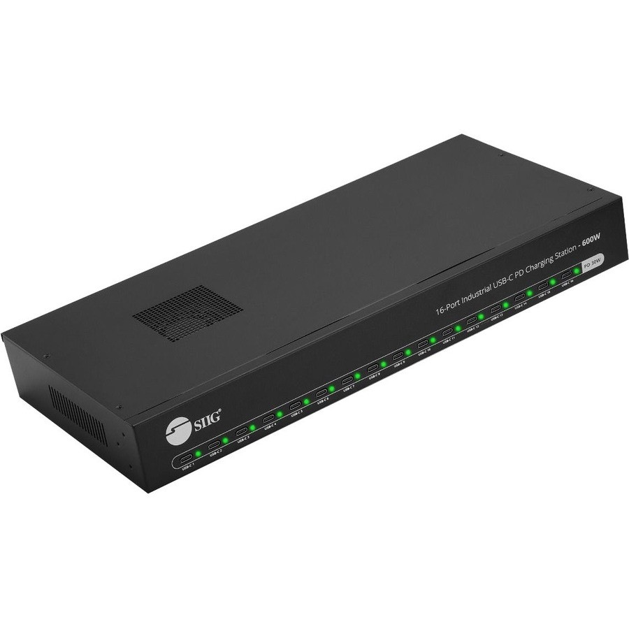 16-Port Industrial USB-C PD Charging Station 600W IDUS0A11S1