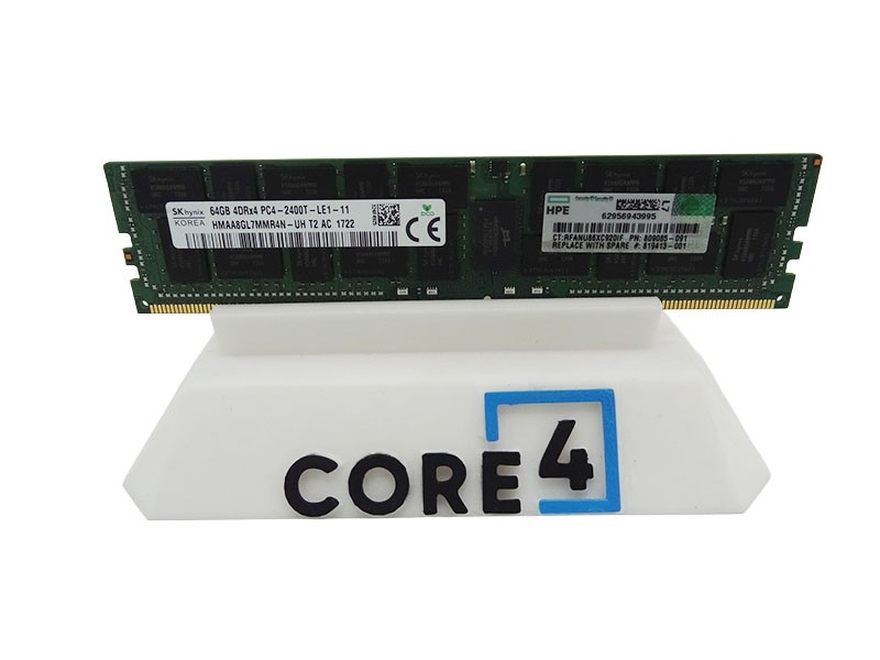 HP 805358-B21 64GB (1X64GB) QUAD RANK X4 DDR4 - 819413-001, 809085-091