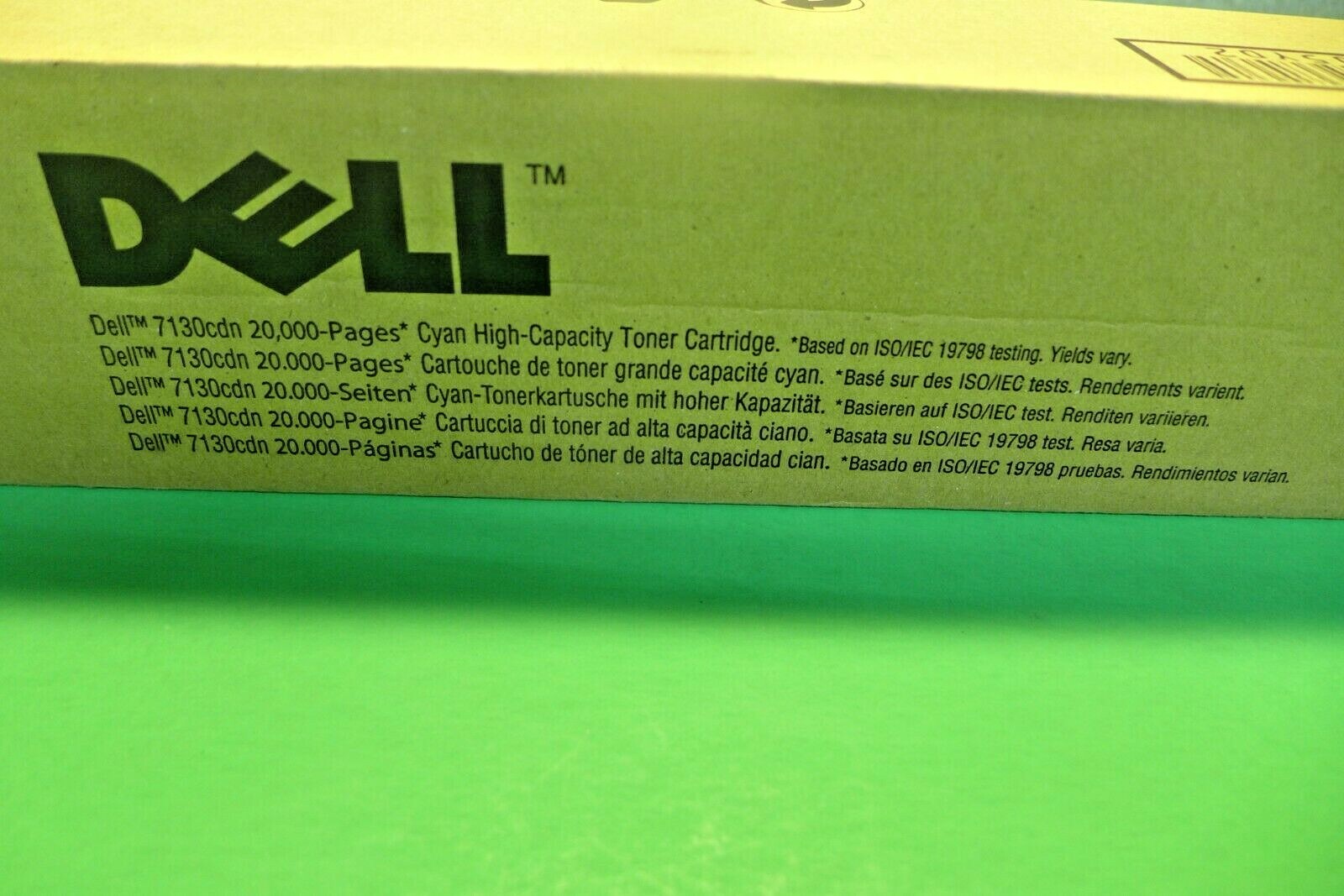 Genuine Dell 7130cdn High-Capacity Toner Cartridge Cyan 20,000 Pages J5YD2