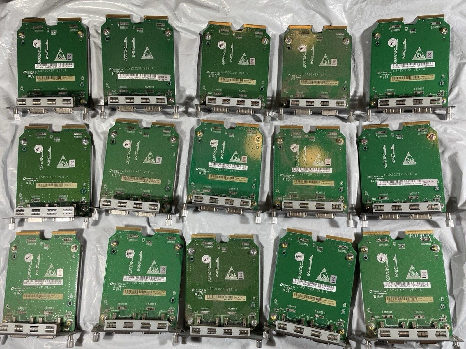 HP 3Com 3C17767 2 Port 10G CX4 Module X56 Huge Bulk Lot Network Untested As Is