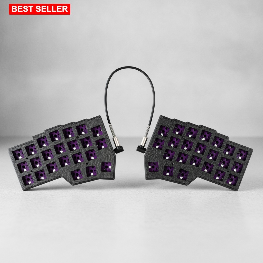 Keyboard Split Corne V4.1 46 Keys Ergonomic Hotswappable RGB Mechanical