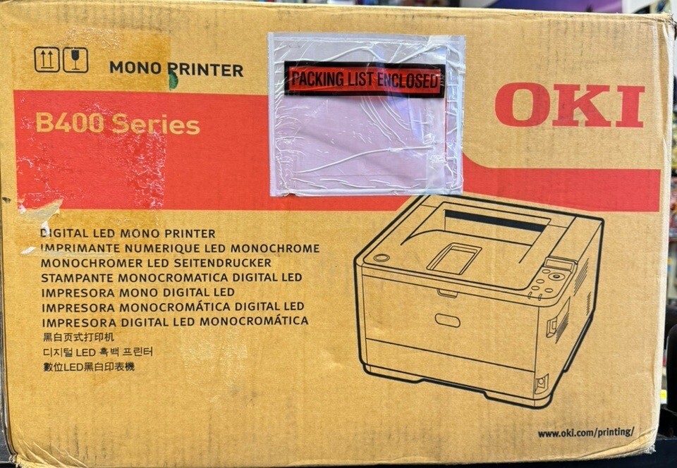 Okidata B432dn (62444401) Duplex Double Sided Mono Laser Printer (42ppm) *NEW*
