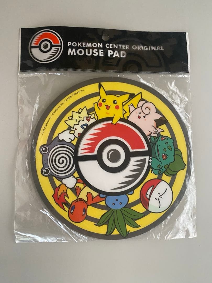 Pokemon Center Mouse Pad 1998 Vintage Sealed Japanese Official Pokemon Rare