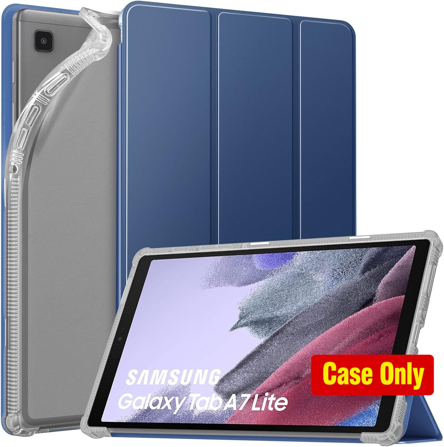 Slim Lightweight Trifold Stand Case for Samsung Galaxy Tab A7 Lite 8.7" 2021 Mod