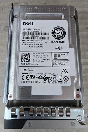 Dell 503M7 960GB eMLC SAS SSD 2.5" 12Gbps MU | PX05SVB096Y  84%+