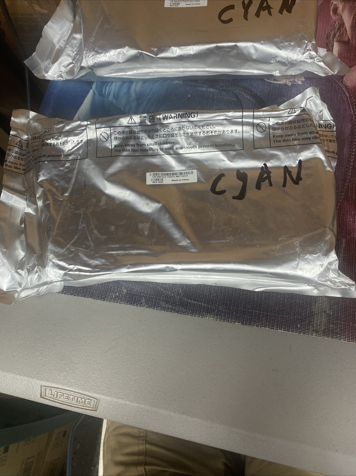 GENUINE DELL STANDARD CYAN TONER CARTRIDGE - 3110CN 3115CN  