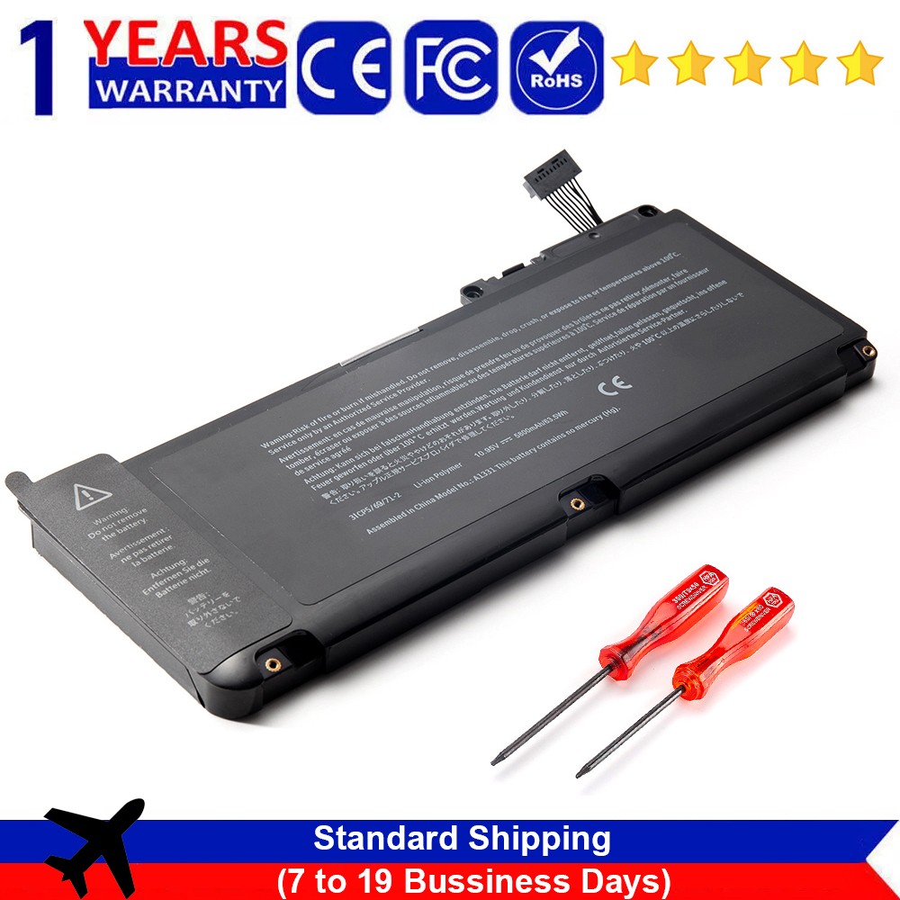 Laptop Battery For Apple A1331 A1342 Late 2009 Mid 2010 Unibody MacBook 13" 15"
