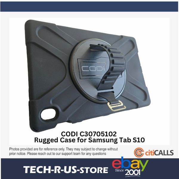 Codi C30705102 Rugged Carrying Case Samsung Galaxy Tab S10 FE+ Tablet w STRAP