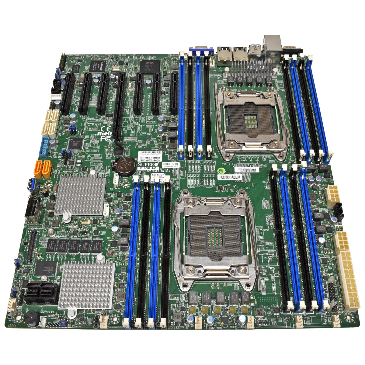 Supermicro E-ATX Motherboard X10DRH-C Rev.1.01 Dual LGA-2011-3 Without/No CPU