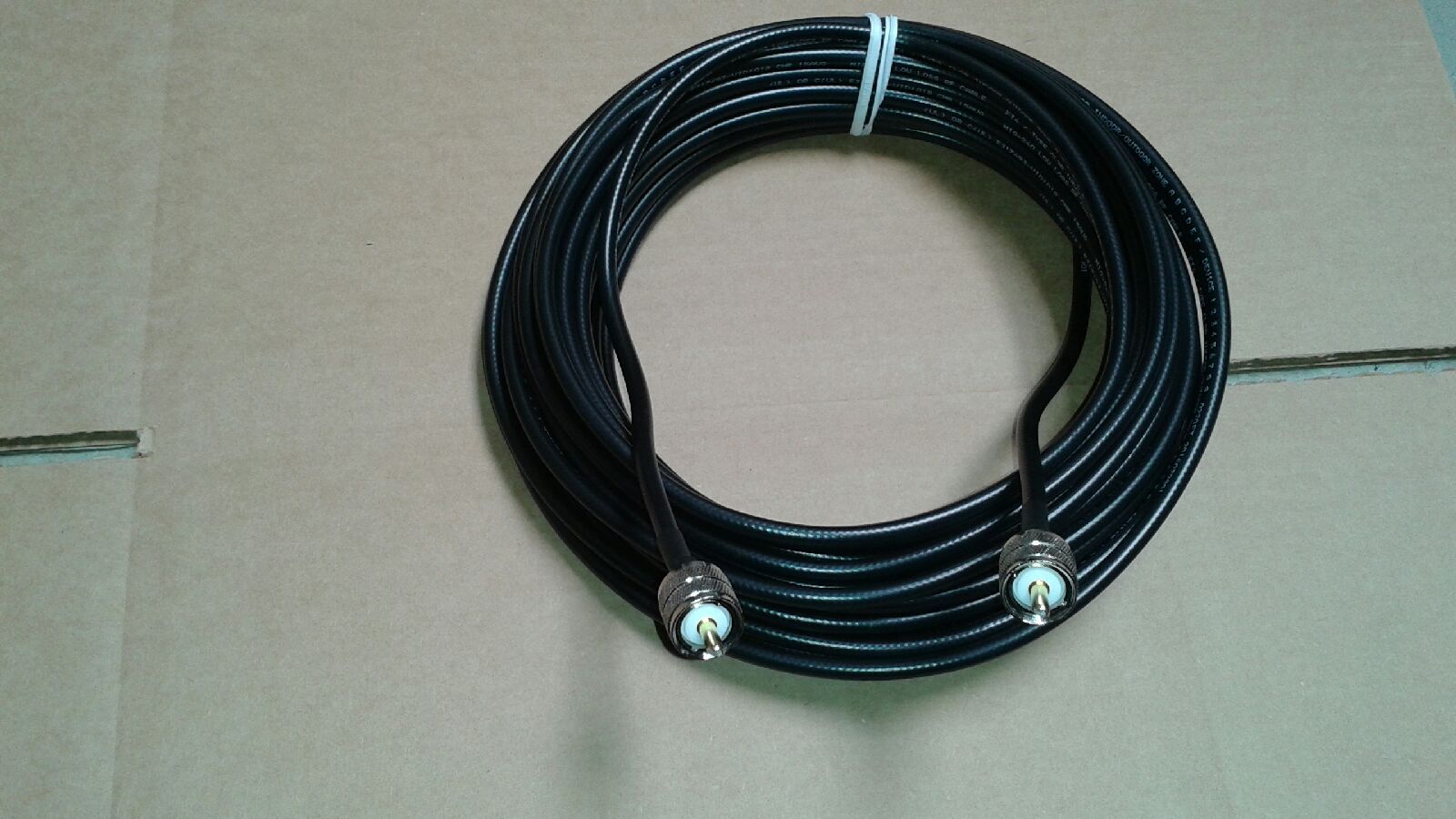 US MADE   LMR-240  PL259  Male UHF  to PL259  Male 50 ohm (LSR-240)   100 FT